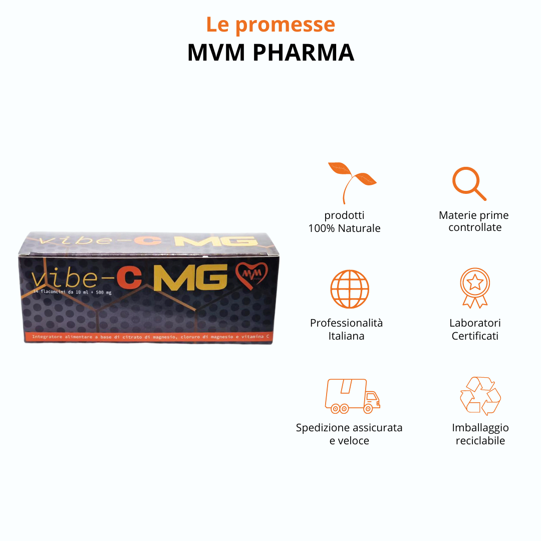 Vibe - C MG  - Integratore a base di Vitamina C e di Magnesio